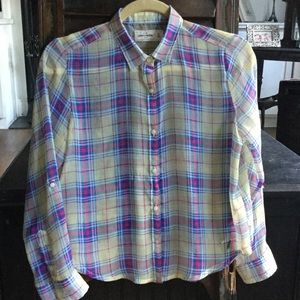 See through light blouse...